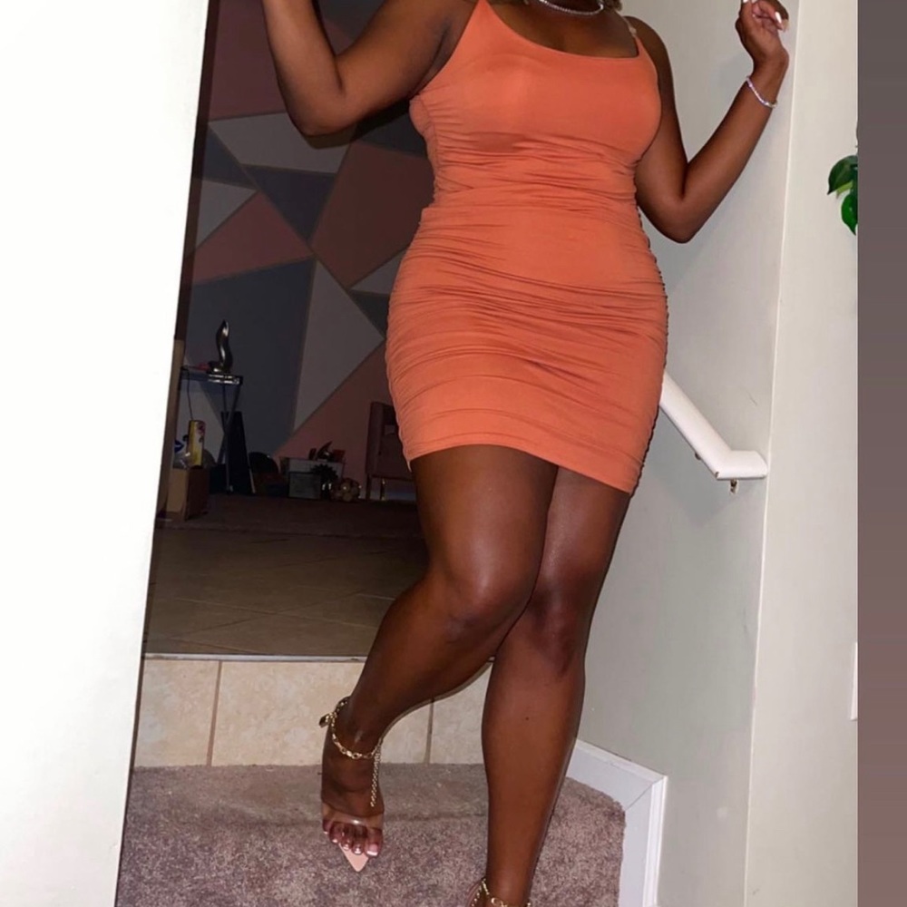 Perfect Date Night Dress with invisible straps 🧡